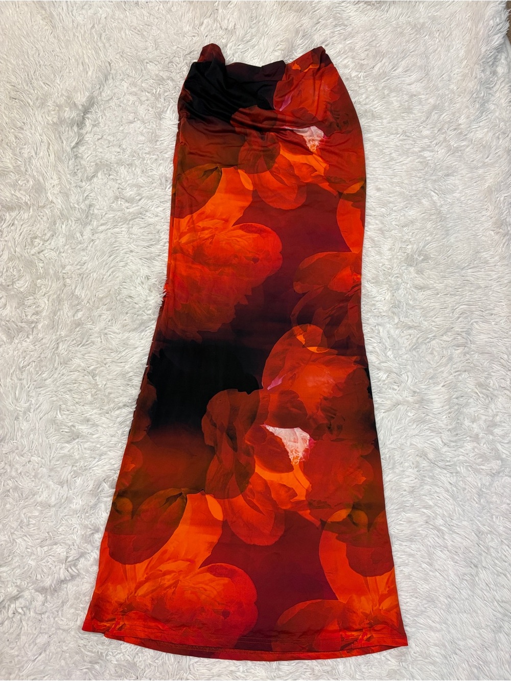 White Fox Sweet Salutations Maxi Skirt Ember - Picture 4 of 4